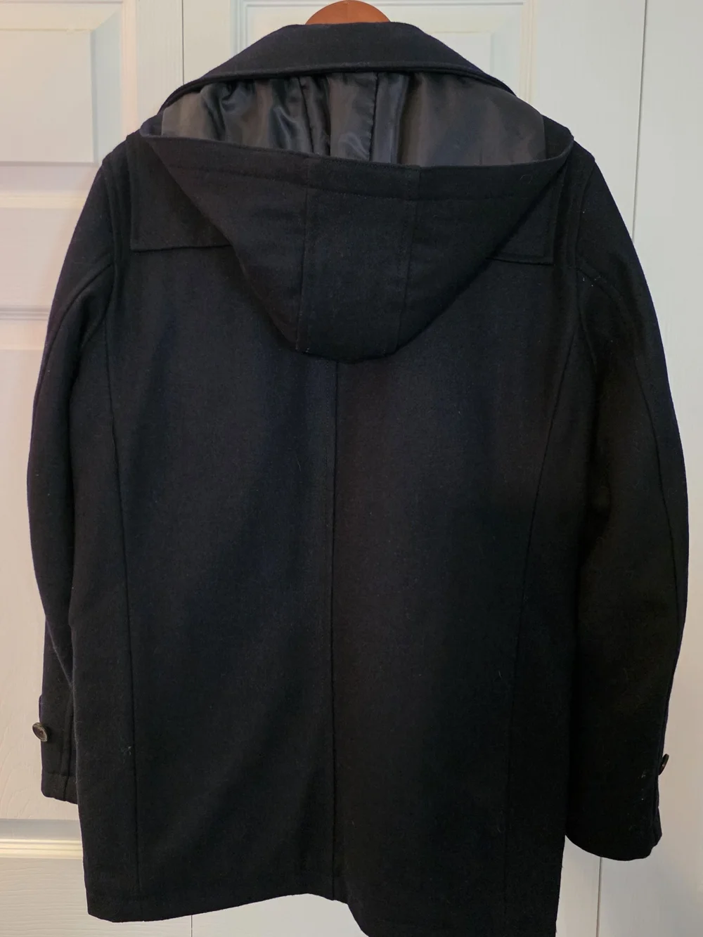 Nautica Men's Navy Toggle Coat With Hood SIZE M